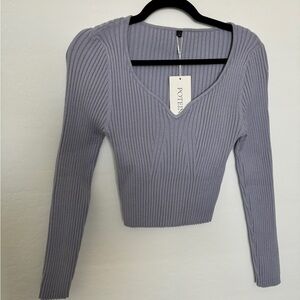 Poteina Long Sleeve Ribbed Top